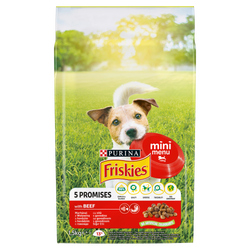 Friskies Karma Dla Psów Mini Menu Z Wołowiną 1,5 Kg