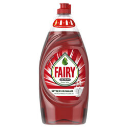 Fairy Extra+ Owoce leśne Płyn do mycia naczyń.Najlepsza formuła Fairy przywierającego tłuszczu900ml