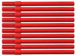 Office Products Flamaster biurowy 10szt., czerwony