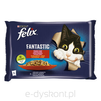 Felix Fantastic Mp Królik, Jagnięcina 4X85G = 340G