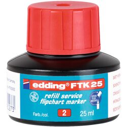 Edding Tusz Do Uzupełniania Markerów Do Flipchartów E-Ftk 25 Czerwony