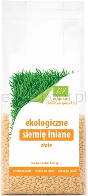 Siemię lniane złote BIO 400 g