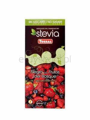 Torras Czekolada gorzka z owocami leśnymi B/C  BEZG. 125 g