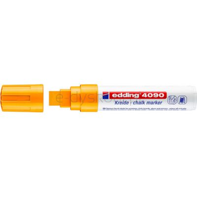 Edding Marker Kredowy E-4090 4-15 Mm, Pomarańczowy Neonowy