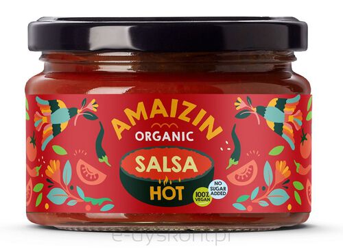 Sos Salsa Pikantny Bezglutenowy Bio 260 G - Amaizin [BIO]