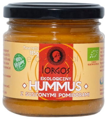 Iorgos Hummus z Suszonymi  pomidorami BIO 185g
