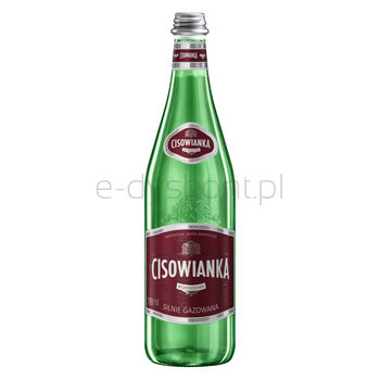 Naturalna woda mineralna CISOWIANKA silnie gazowana, szkło 700ml <br>(Paleta 600 szt.)