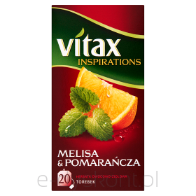 Vitax Herbata Inspiracje MelisaPomarańcza 20 Torebek X 1,65G