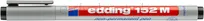 Edding Foliopis Zmywalny E-152 M 1Mm, Czarny  - 2