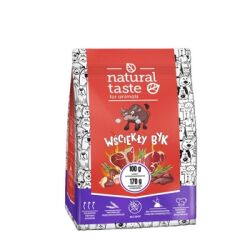 Dolina Noteci Natural Taste Suszona Kar dla Psa Wściekły Byk 1kg
