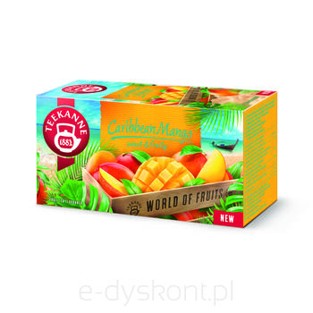 Teekanne Herbatka Owocowa Caribbean Mango 20 Torebek