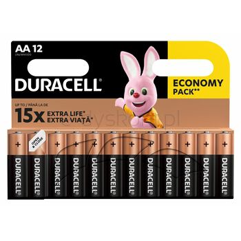Duracell Baterie Alkaliczne Typ Aa 12Szt.