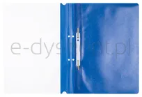 Skoroszyt OFFICE PRODUCTS, PP, A4, 2 otwory, 100/170mikr., wpinany, granatowy - 2