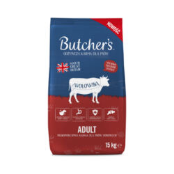 Butcher's Adult, sucha karma dla psów dorosłych, z wołowiną 15kg