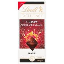 Lindt Czekolada EXCELLENCE Crispy Wafer & Caramel 100g