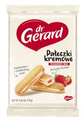 Dr.Gerard Biszkopty Pałeczki Kremowe, truskawkowo-śmietankowe, 170g