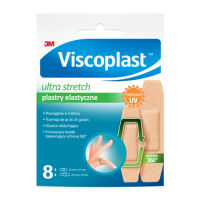 Viscoplast Ultra Stretch, Plastry Elastyczne, 2 Rozmiary, Kopertka/8 Szt.