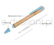 Econovo Ołówek automatyczny obudowa 100% z biodegradowalnego bambusa, 0,7mm, 2 szt., naturalny - 5