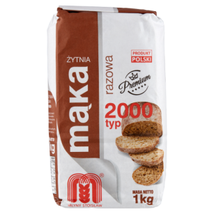 Młyny Stoisław Mąka Żytnia Typ 2000 Razowa 1 Kg