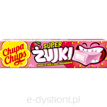 Chupa Chups Super Żujki Truskawka 45G