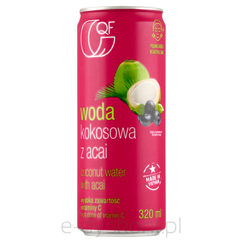 Quality Food Woda Kokosowa Z Acai 320Ml