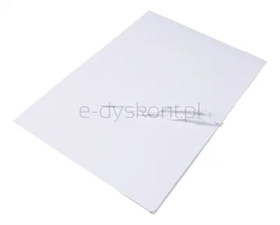 Teczka Wiązana Office Products, Karton, A4, 300Gsm, 3-Skrz., Biała