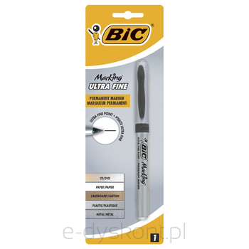 BIC Marking Ultra Fine marker permanentny czarny blister 1 sztuka