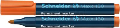 Schneider Marker Permanentny Maxx 130, Okrągły, 1-3Mm, Pomarańczowy 