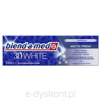 Blend-A-Med Pasta Do Zębów 3D White Arctic Fresh 75 Ml