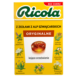 Ricola Oryginalne Ziołowe 27,5G