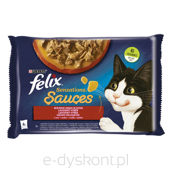 Felix Sensations Mp Indyk I Jagnięcina W Sosie 4X85G = 340G