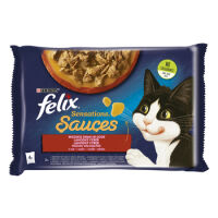 Felix Sensations Mp Indyk I Jagnięcina W Sosie 4X85G = 340G