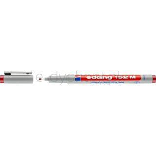 Edding Marker zmywalny e-152 M 1mm, czerwony
