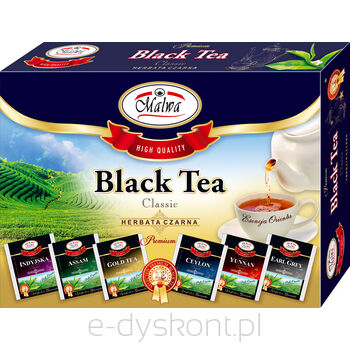 Malwa Black Tea Zestaw 6 herbat czarnych 30 torebek 45 g (30x1,5 g)