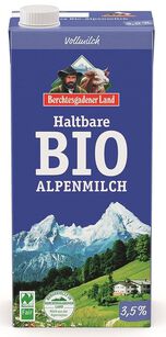 Mleko Alpejskie Uht (Min. 3,5 % Tłuszczu) Bio 1 L - Berchtesgadener Land [BIO]