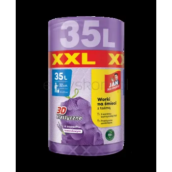 Jan Niezbędny Worki Ld 3D Taśma Lawenda Xxl 35L 32Szt