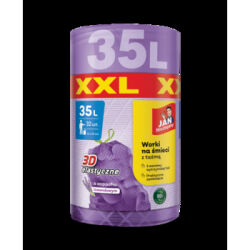 Jan Niezbędny Worki Ld 3D Taśma Lawenda Xxl 35L 32Szt