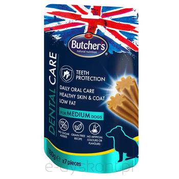 Butcher'S Dental Care For Medium Dogs 180G