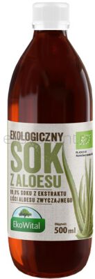 Ekowital Sok Z Aloesu Bio 500Ml