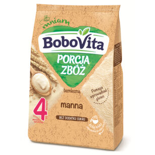 Bobovita Porcja Zbóż Kaszka bezmleczna manna po 4. miesiącu 170 g