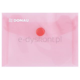 Donau Teczka kopertowa zatrzask, PP, A7, 180mikr., czerwona