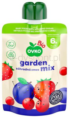 Ovko Przecier Mix Owoców Po 6 Miesiącu Życia Bio 90 G