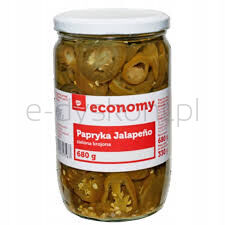 TGE Papryka Jalapeno zielona krojona 680 g