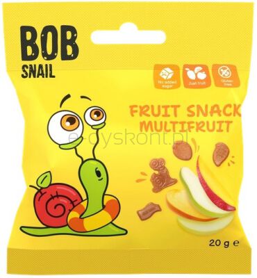 Bob Snail Przekąska Wieloowocowa 20G