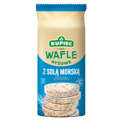 Kupiec Wafle ryżowe z solą morską 120g