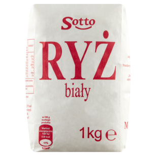 Sotto Ryż Biały Długoziarnisty 1Kg Papier