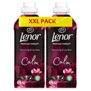 Lenor Perfume Therapy Diamond Figs&Lotus Water Płyn zmiękczający do płukania tkanin XXL Pack 2x810 ml