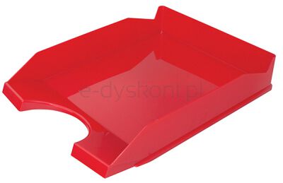 Office Products Szufladka Na Biurko Polistyren/Pp, A4, Czerwona