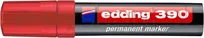 Edding Marker permanentny e-390 4-12mm, czerwony  - 2