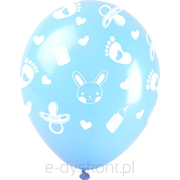 Balony Baby Shower - Chłopiec (5 Szt.)